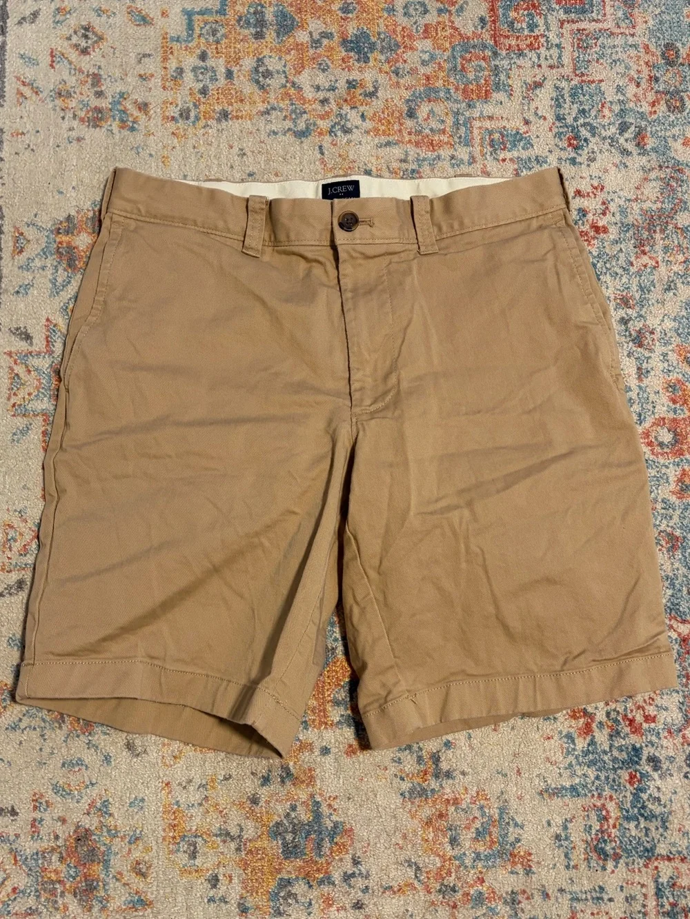 J.Crew cotton khaki/chino 9 inch shorts
